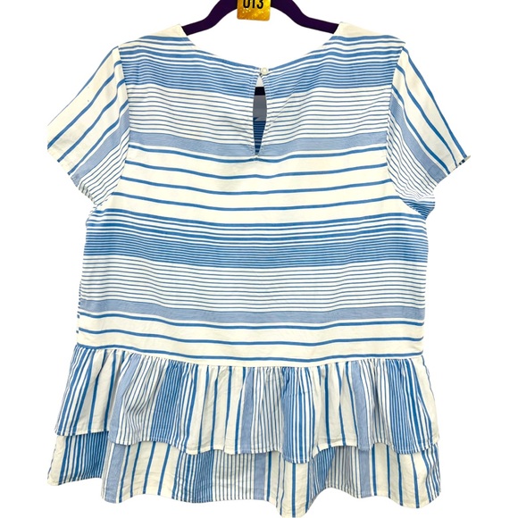 Large Crown & Ivy Montauk Weekend Short Sleeve Crab Embroidered Top - Picture 3 of 6